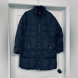 Lane Bryant Black Quilted Puffer Coat Size 18/20